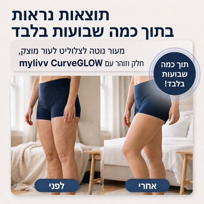 mylivv CurveGLOW | המכשיר לעור מוצק וללא צלוליט