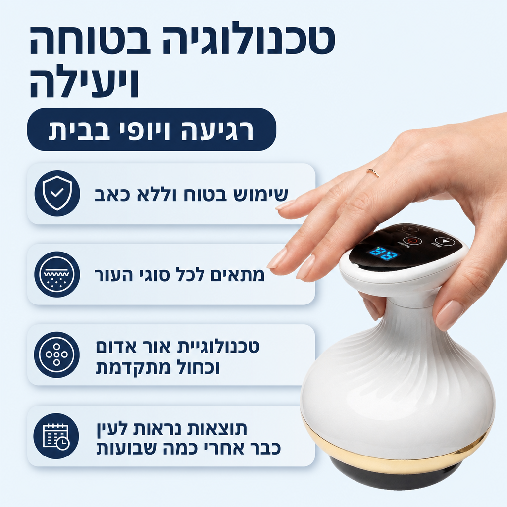 mylivv CurveGLOW | המכשיר לעור מוצק וללא צלוליט